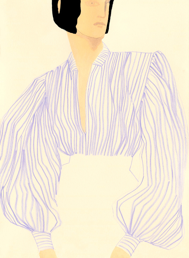 Envie d'�l�gance �pur�e, de lignes souples et verticales, de f�minit�...