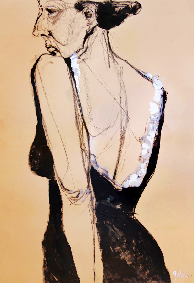 M�lant laideur gracieuse et sensualit� fan�e, ce portrait �meut