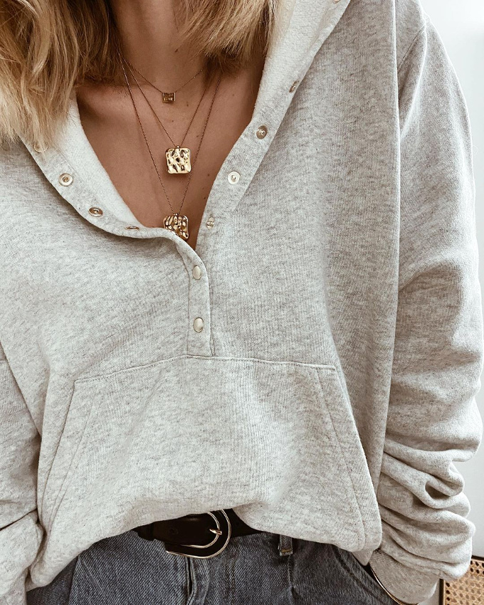 Wanted : un sweat gris revisit� !