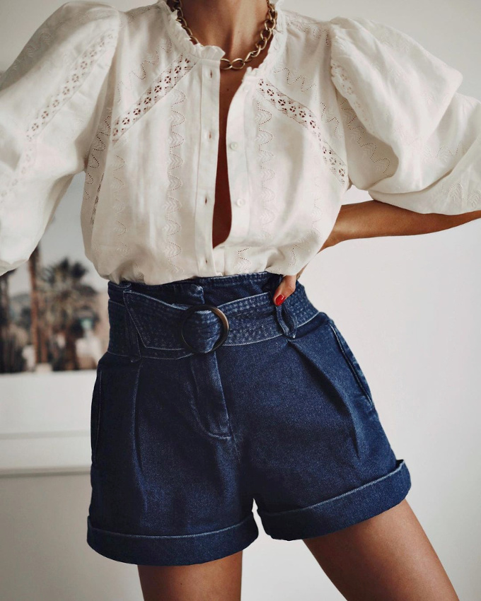 Jean brut + coupe f�minine = le bon mix