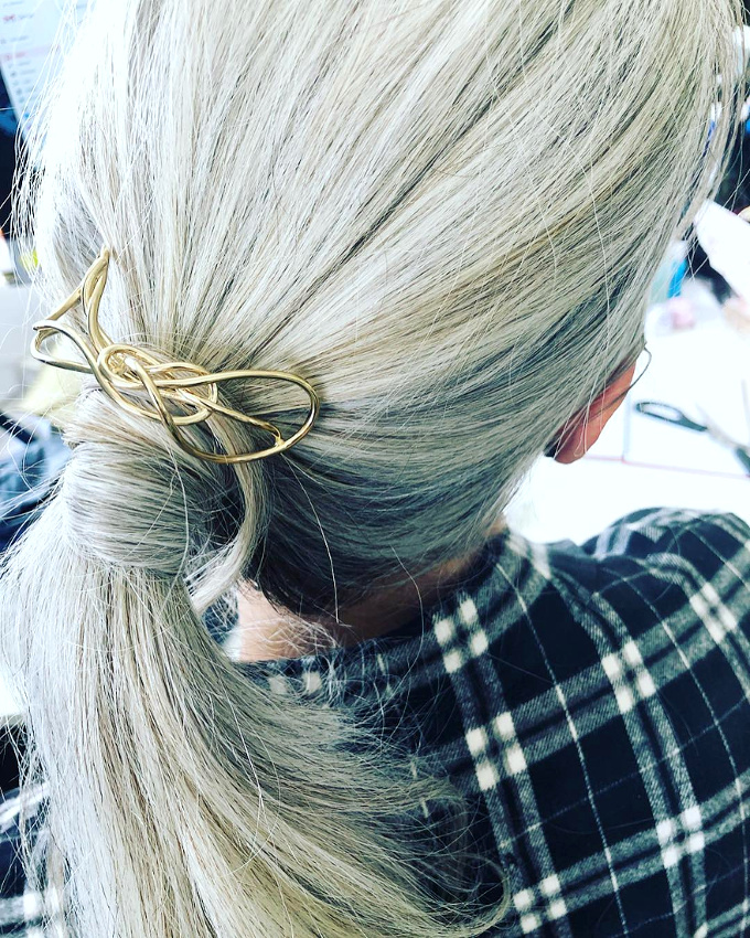 Oui au mix accessoire sophistiqu�/carreaux de b�cheron !