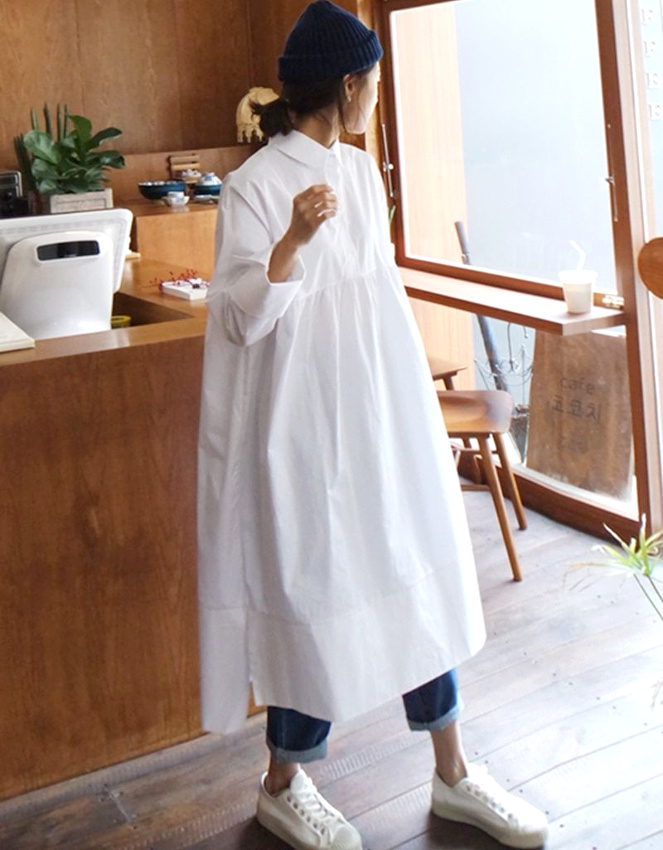 Pour contre le duo jean/robe chemise ?