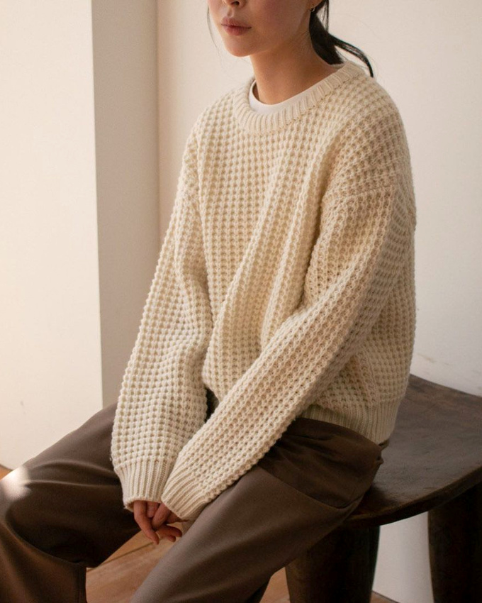 Wanted : un gros pull aux allures de gaufre li�geoise !