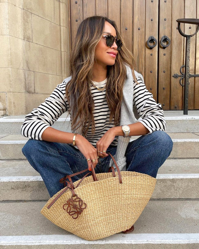 Marini�re et panier tress� : deux intemporels dont on ne se lasse pas !