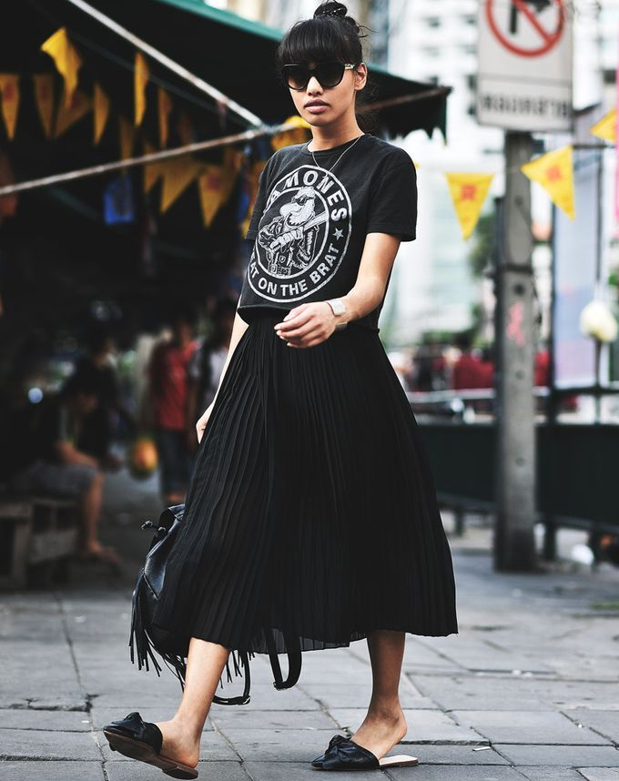 Le parfait total look noir #301