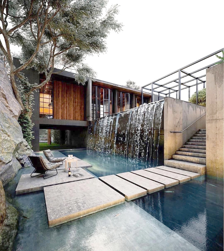 Rien de tel qu'une cascade priv�e pour offrir un massage quotidien � ses neurones !