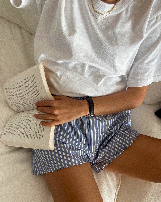 Wanted : un short de pyjama ray� � porter dedans comme dehors !