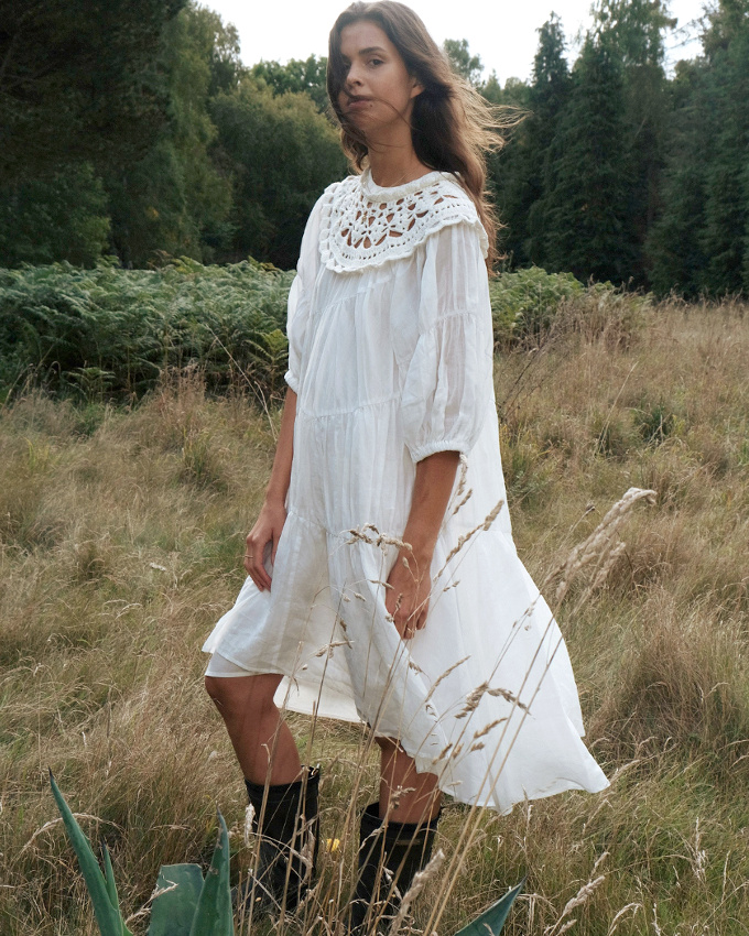 Crochet + �toffe l�g�re = le bon mix