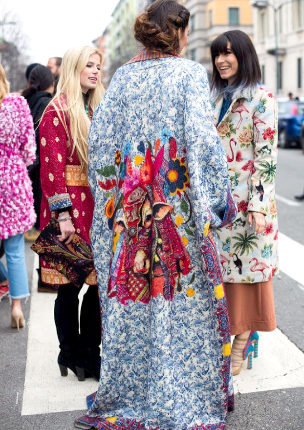 Wanted : un kimono de caract�re � porter en ext�rieur !