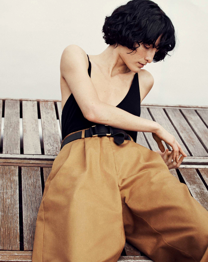 Plus le bas est ample, plus le haut peut se faire �troit et minimaliste !