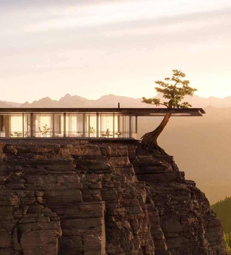 Transparences + solitude + nature spectaculaire = le bon mix