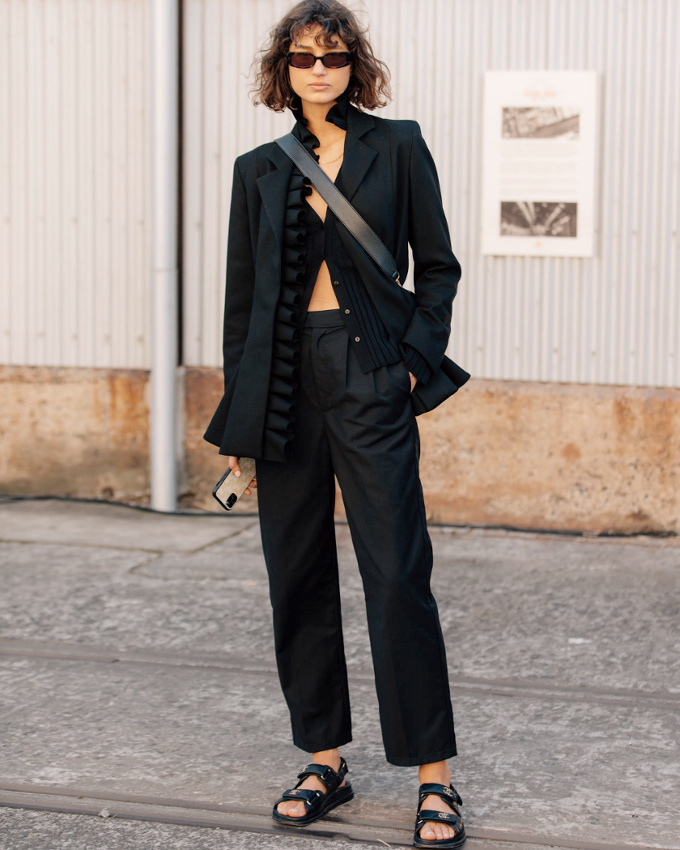 Le parfait total look noir #305