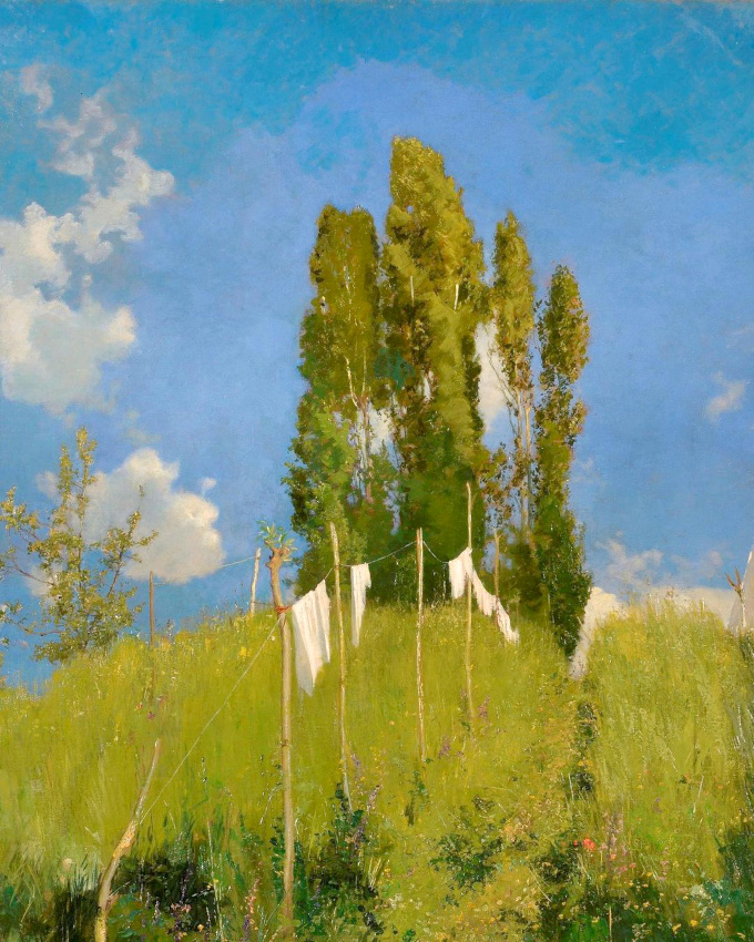 Faire s�cher son linge dehors... un petit plaisir estival aussi simple que jouissif !