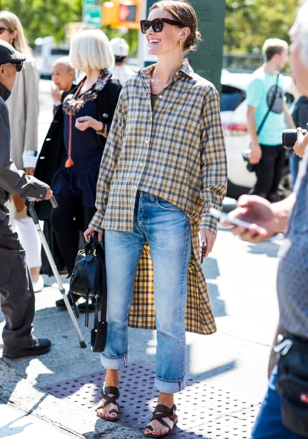 Oui � la chemise liquette asym�trique !