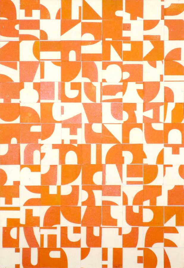 Orange + rose + blanc cass� = le bon mix