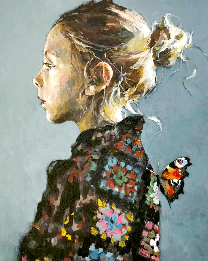 M�lant innocence, fragilit� et caract�re, ce portrait captive