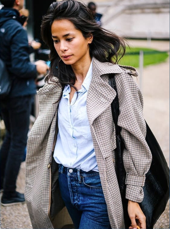 Wanted : un trench � petits carreaux !