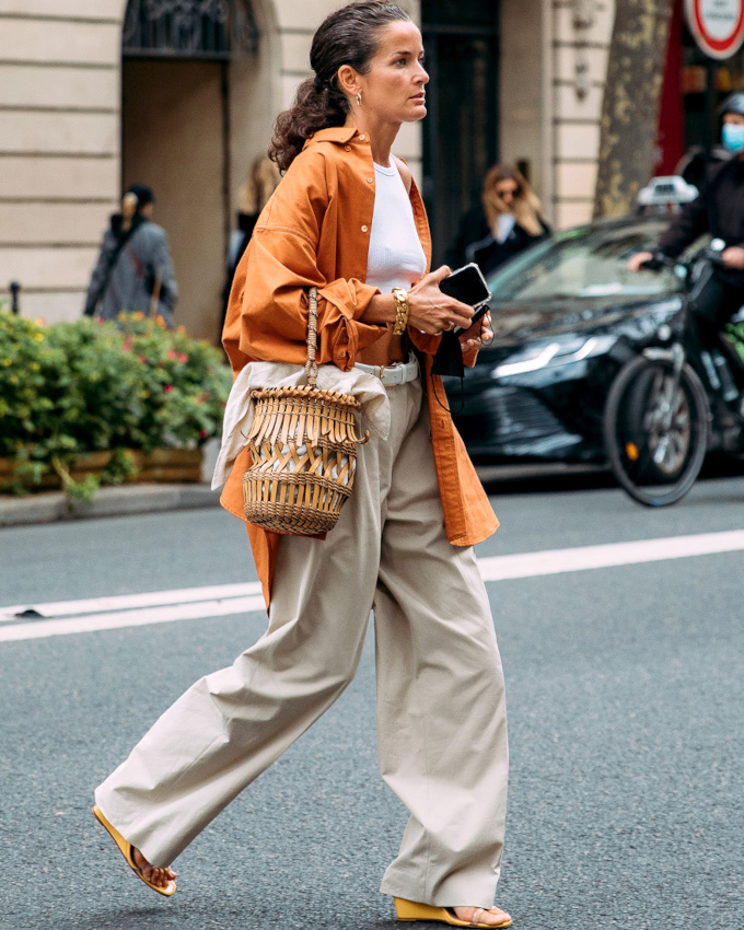 Orange br�l� + gr�ge + blanc = le bon mix