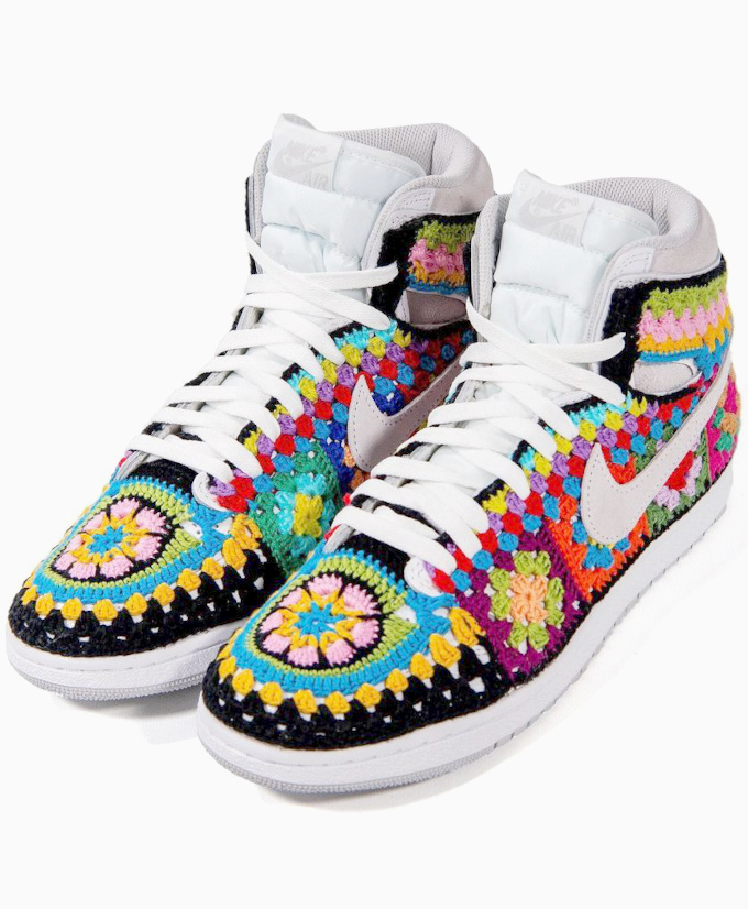 Crochet + baskets iconiques = le bon mix