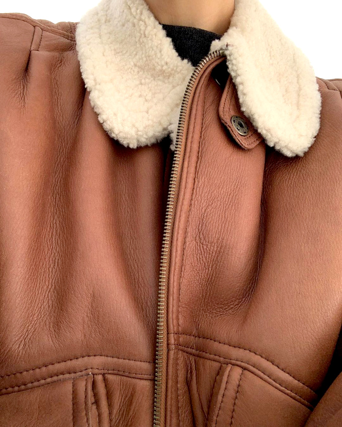 Wanted : un blouson en shearling vintage !
