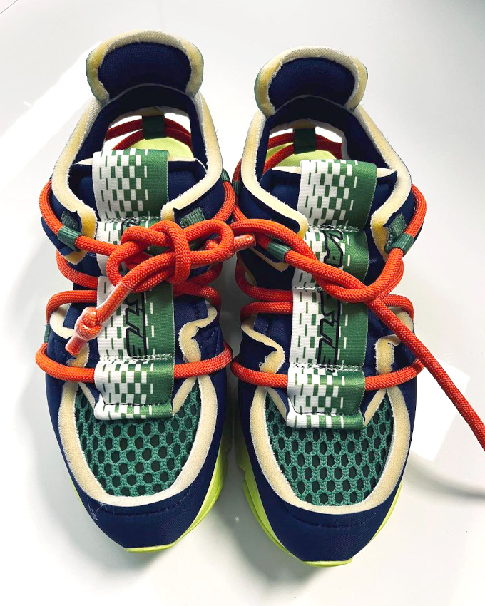 Oui aux baskets ressemblant � un animal exotique !