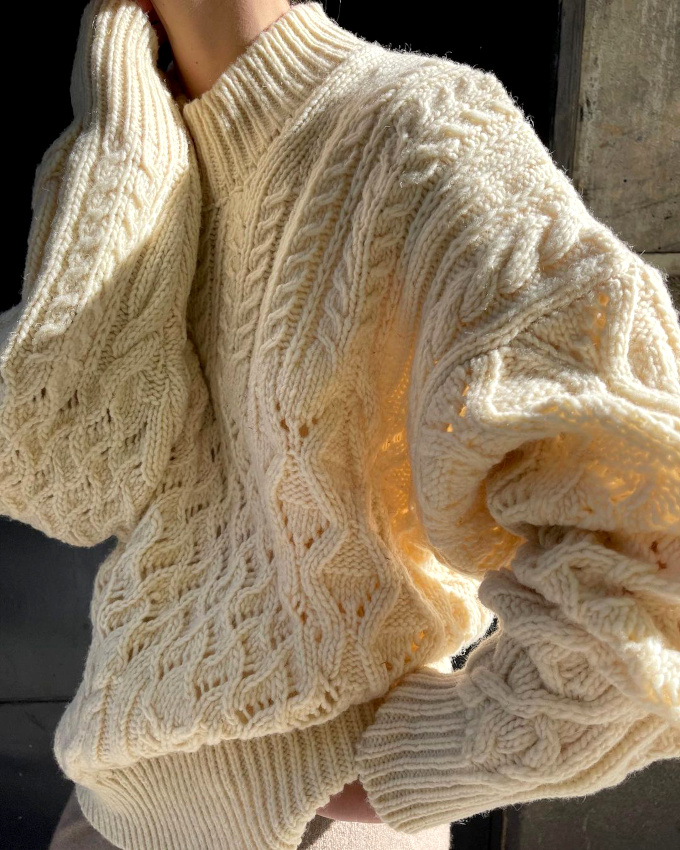 Wanted : un pull irlandais aussi a�rien que douillet !