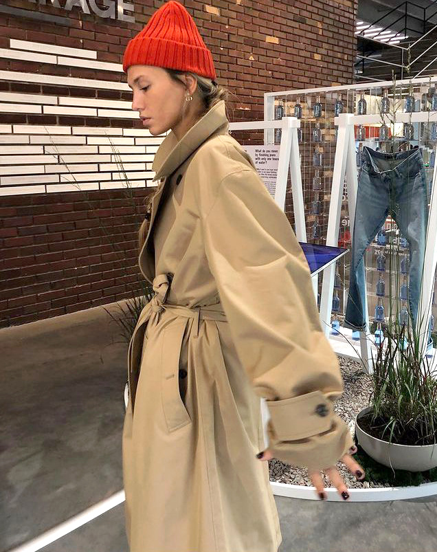 Rouge + camel = le bon mix