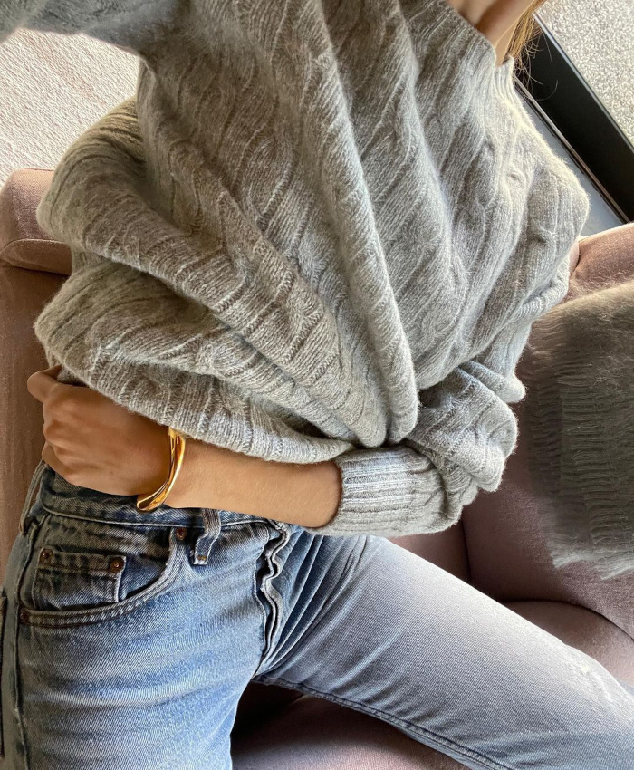 Difficile d'�galer la douceur et le rendu discr�tement moelleux du cachemire...