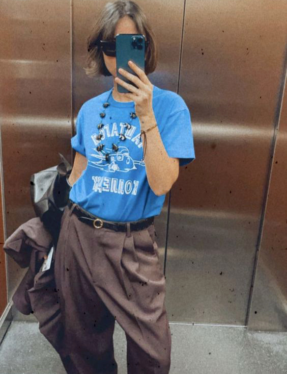 Rien de tel qu'une touche de bleu azur pour réveiller un marron un brin terne !