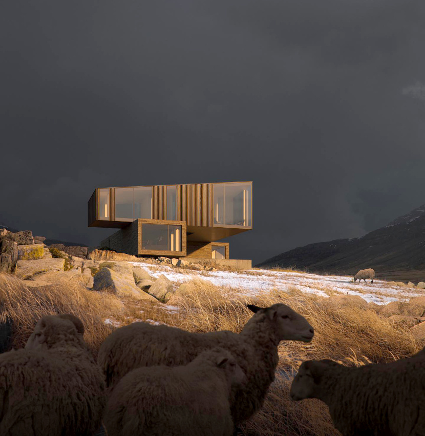 Nature sauvage + maison �pur�e = le bon mix