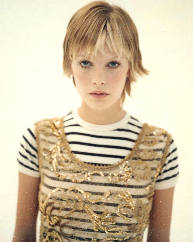 Rayures marini�re et texture glitter : un duo toujours aussi efficace !