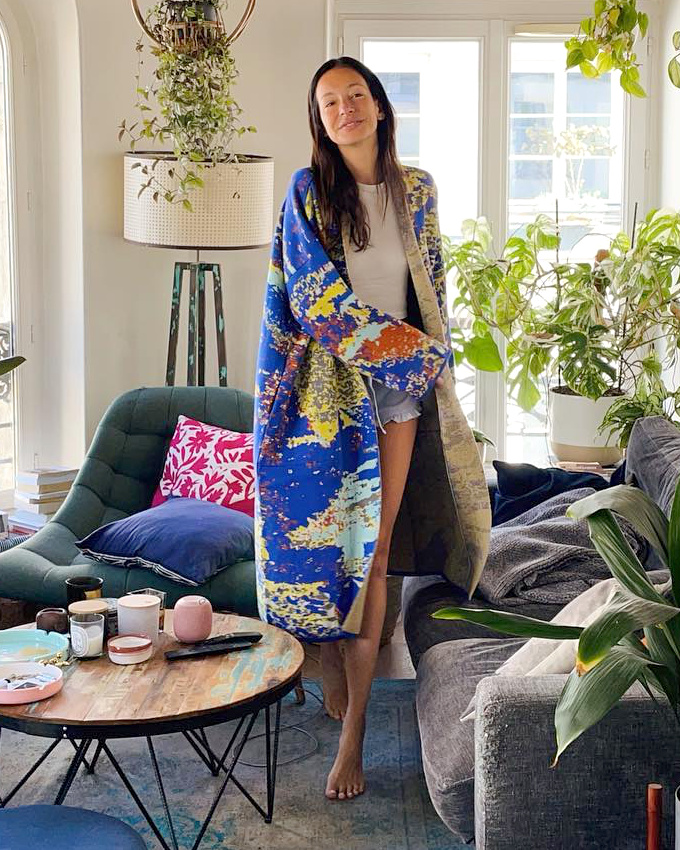 Wanted : un kimono � porter aussi bien � l'int�rieur qu'� l'ext�rieur !