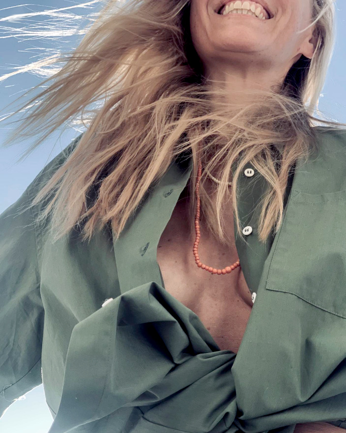 Vert sapin + corail = le bon mix