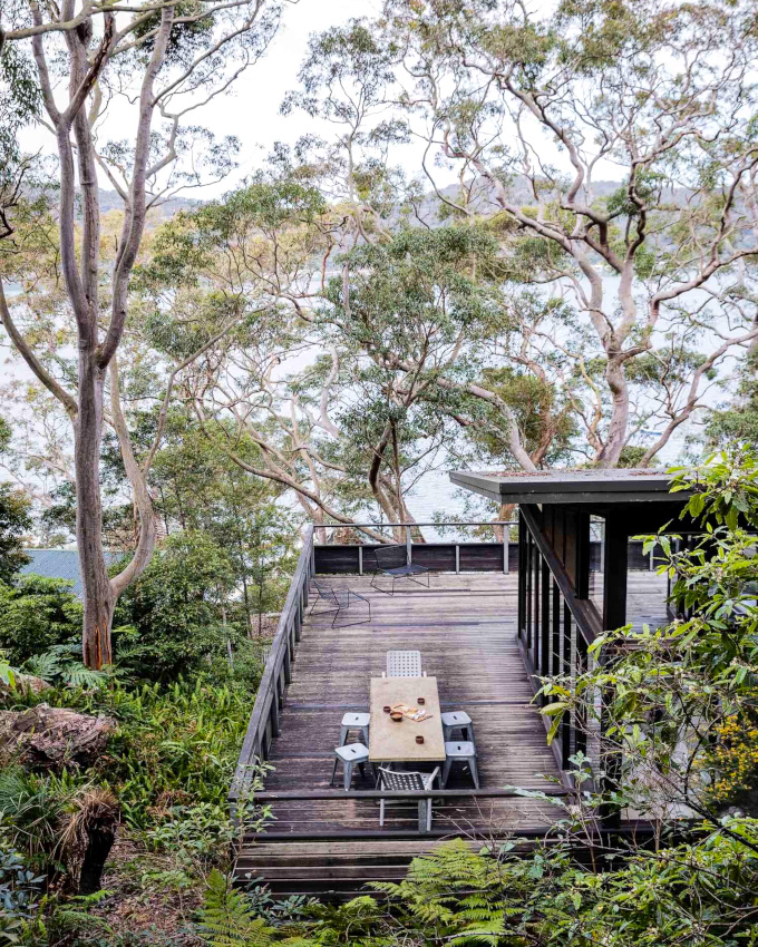 Terrasse dans les arbres + petit d�jeuner = le bon mix