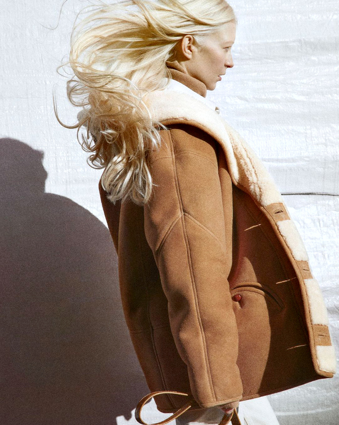 Aprs les blazers irrsistibles... la veste en shearling Blaz Milano !