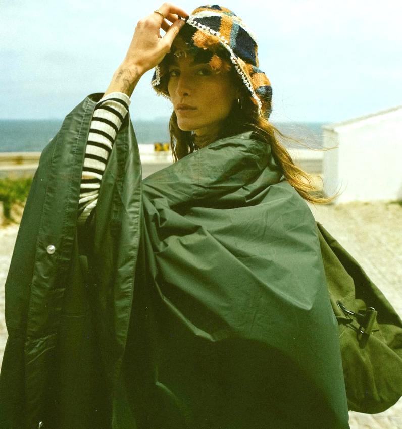 Rayures marini�res + kaki = le bon mix