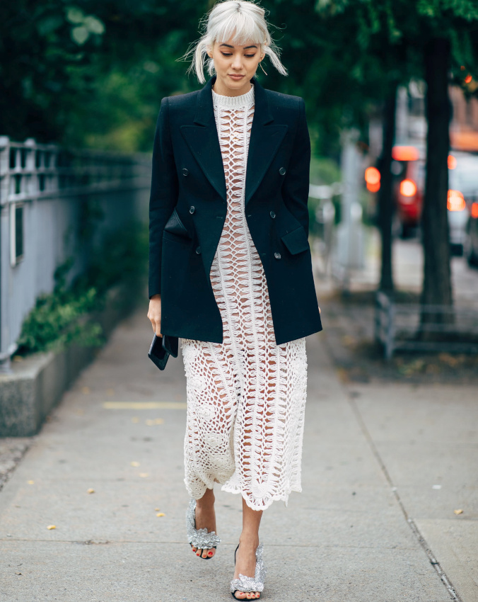 S'amuser avec les textures pour relever le classique duo noir et blanc : une id�e � appliquer sans mod�ration !