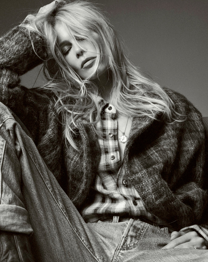 Oui au mix and match douillet de carreaux !