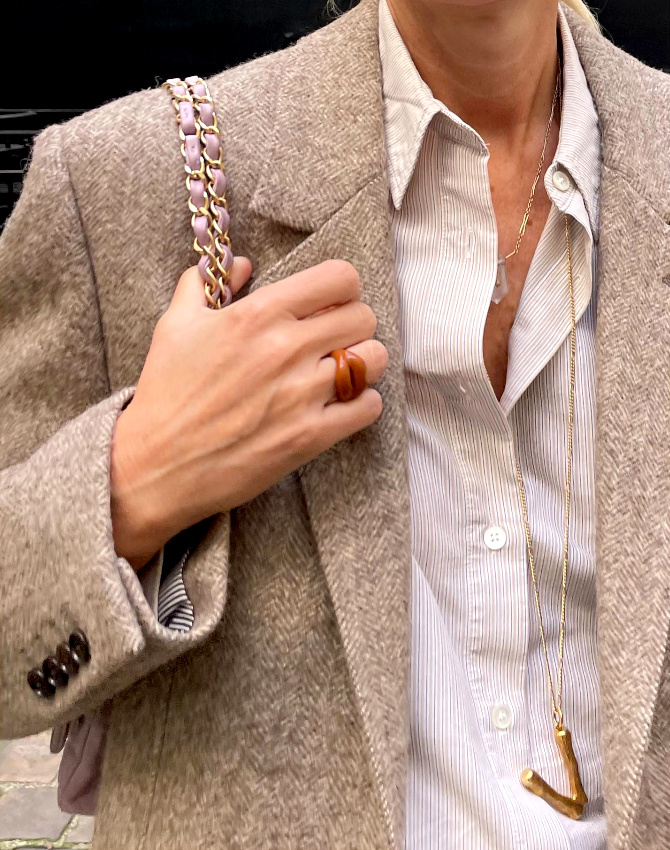 Lilas + cappuccino + dor = le bon mix