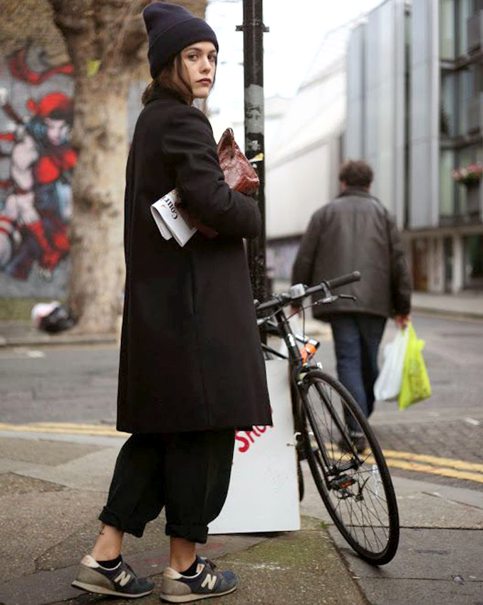 Le roulottage de pantalon fonctionne �galement tr�s bien en hiver !