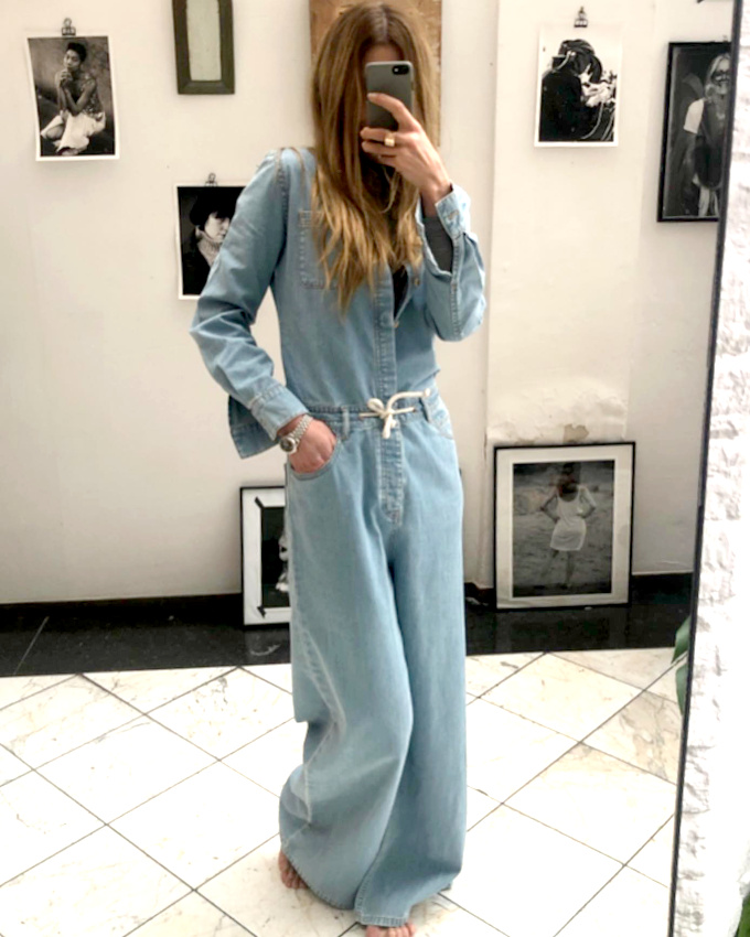 Mlant coupe bien pense et dgaine faussement nonchalante, cette combinaison Happy Haus  tout bon !