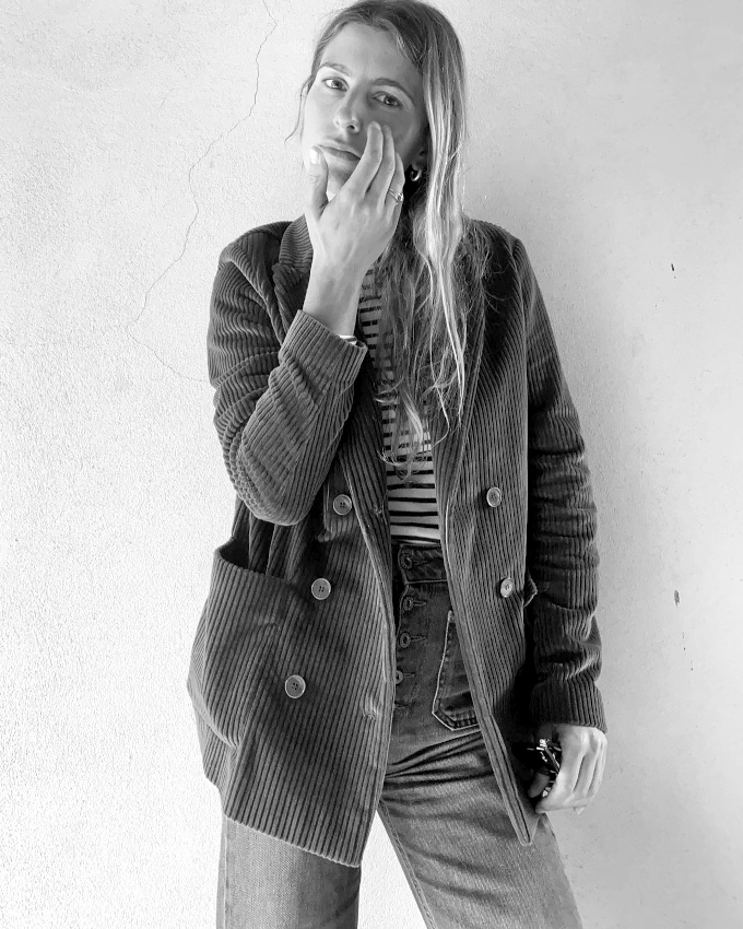 Wanted : un blazer en velours un brin large !