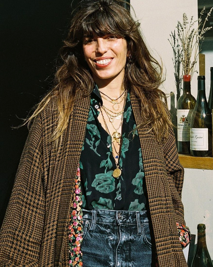 Imprim� floral + carreaux british = le bon mix