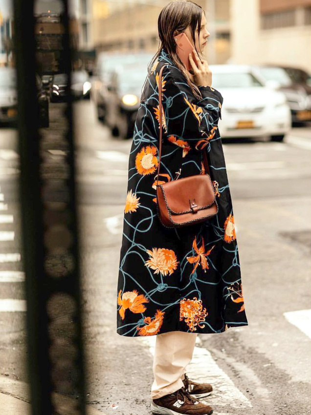 Le long manteau imprim : un booster d'allure infiniment efficace !