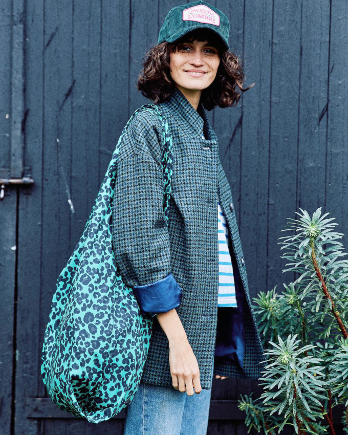 Rien de tel que le tandem camaeu de teintes/mli-mlo de matires pour patiner un mix and match d'imprims !