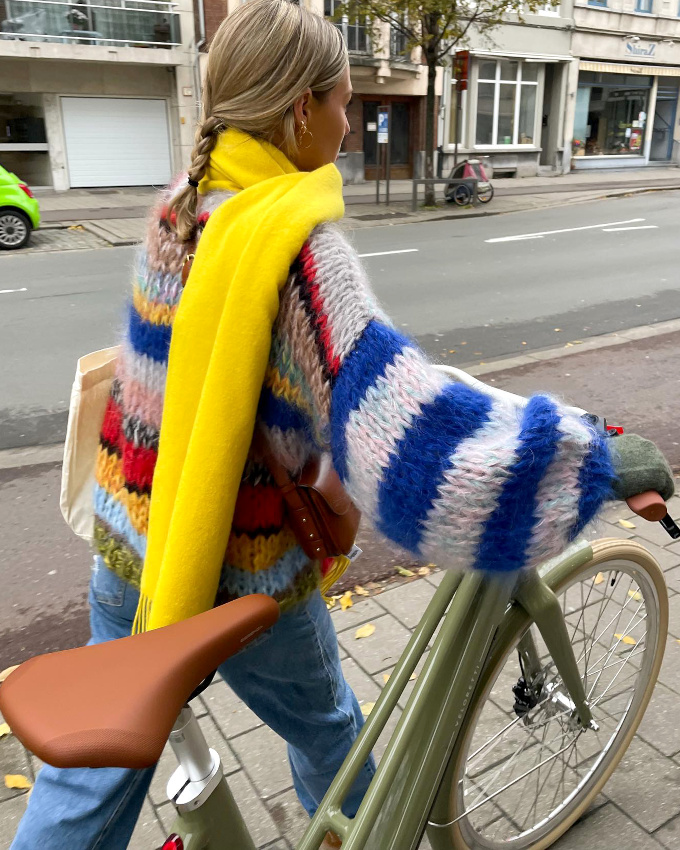 L'�charpe color�e : l'accessoire 