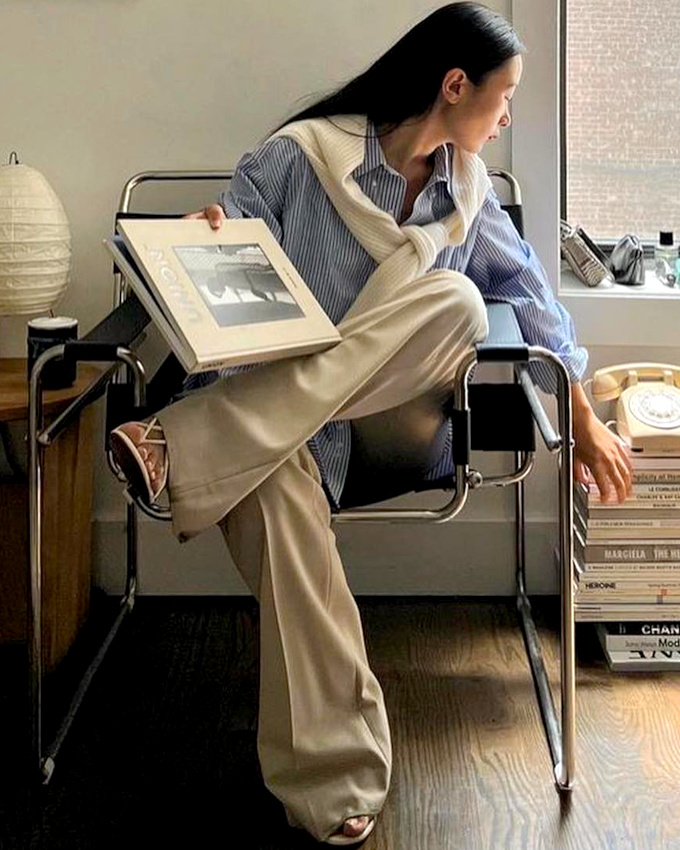 Oui au look de working girl cosy !