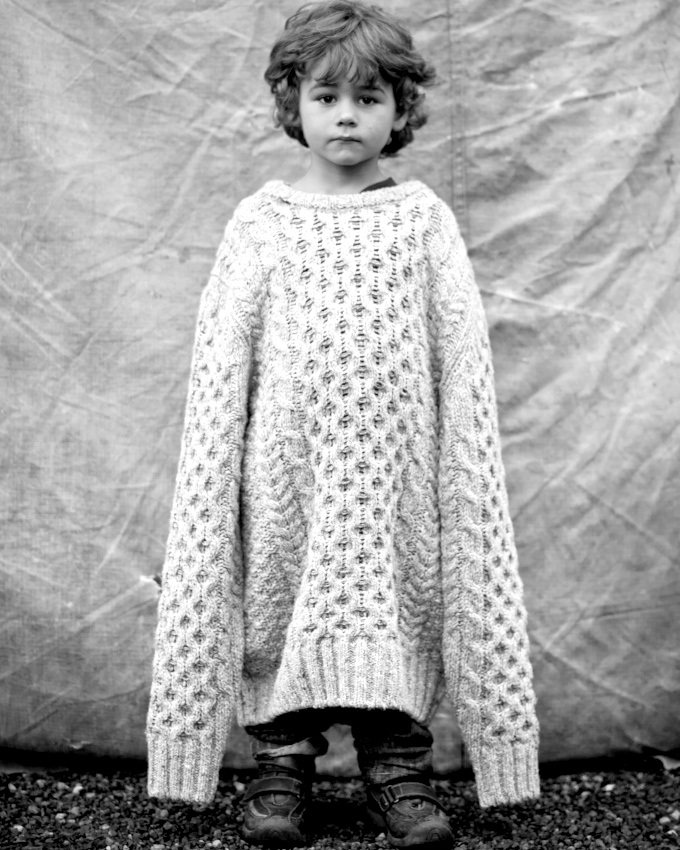 Wanted : un pull-over irlandais un brin trop grand !