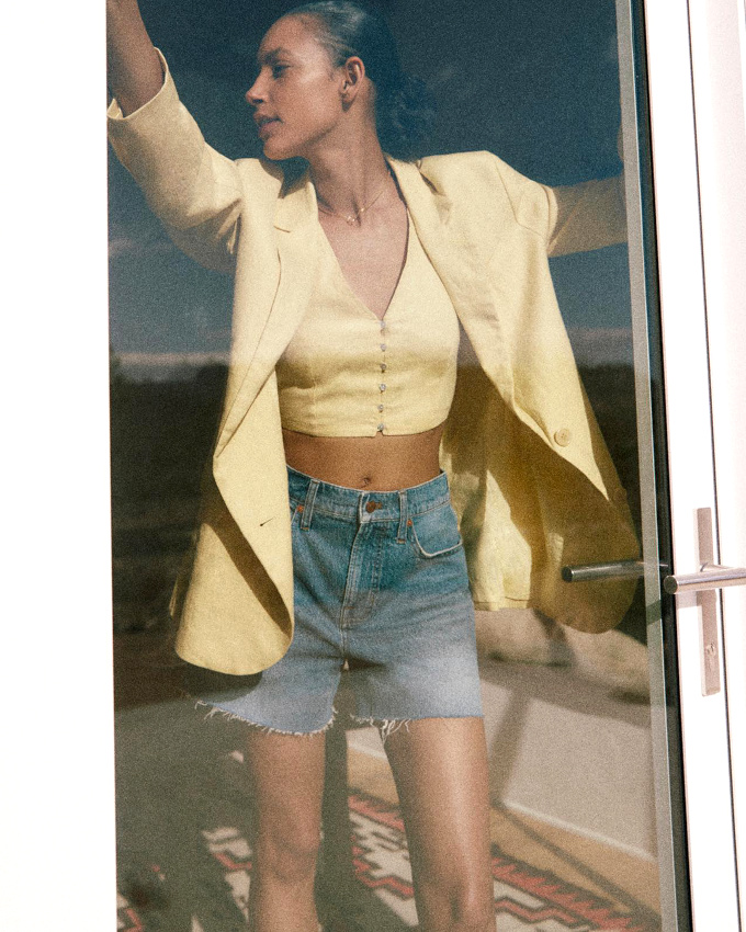 Jaune + jean dlav = le bon mix