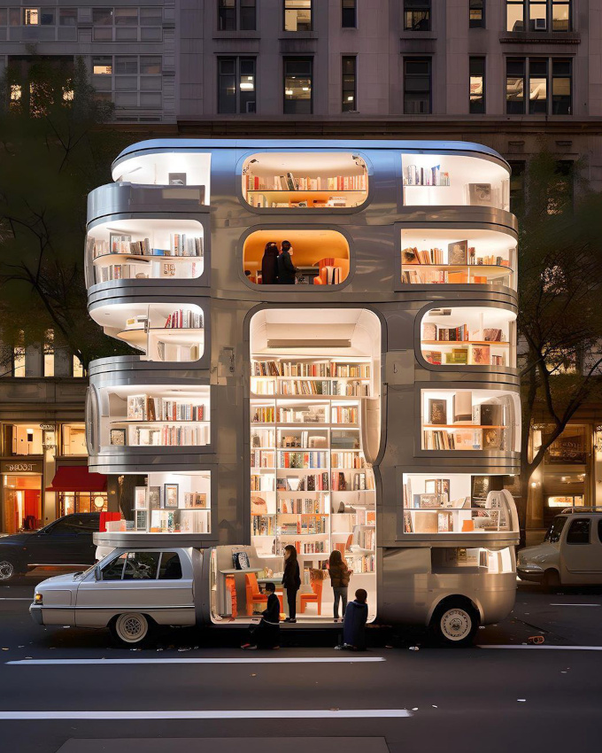 Oui � la version upgrad�e du bibliobus !